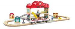  Set trenulet cu gara portabil HAPE Trenulet