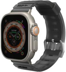 Skinarma Shokku csereszíj Apple Watch 44/45/49mm - füstszürke