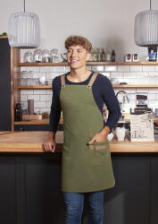 Karlowsky Предна престилка Urban Look Moss green подходяща за готвачи, сервитьори, баристи (LS38-79)