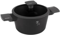 Berlinger Haus Oală cu capac 20 cm, 2.5L - Berlinger Haus BH8130, Anthracite Collection, elegantă, rezistentă, potrivită pentru toate plitele