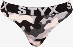 Styx Черно-сиви дамски армейски стрингове Styx арт камуфлаж Styx | Siv | ЖЕНИ | S