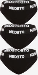 Nedeto Комплект от три - дамски бикини Nedeto black Nedeto | Cheren | ЖЕНИ | S - zoot - 23,86 лв
