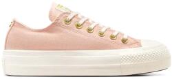Converse Sneakers Chuck Taylor All Star Lift Platform Gold A12584C 691-pale petal/egret/gold