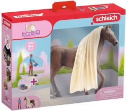 Schleich Horse Club: Frumusețile Sofiei - Set de început cu Leo și calul Rocky cu coamă pieptănabilă (42586) (SLH42586) Figurina