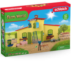 Schleich Schleich: Farm World - Fermă mare cu animale (42605) (SLH42605)