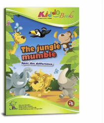 Kiddo Books Carte de colorat găsește diferențele Kiddo Books Mormăitul Junglei (KIDDO4018)