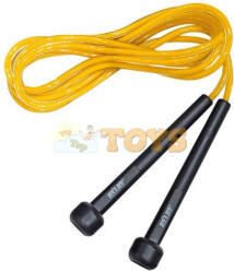 Pro's Pro Pros Pro Speed Coardă de sărit mâner plastic gumă plină 310cm galben