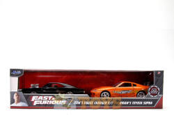 Jada Toys Mașinuță metalică Dodge Charger Toyota Supra 1: 32 (253204003)