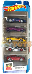 Mattel Set mașinuțe 5 modele Motor Show HLY63 Mattel (HLY63)