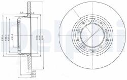 DELPHI Disc frana DELPHI BG3982C (BG3982C) - fixbox