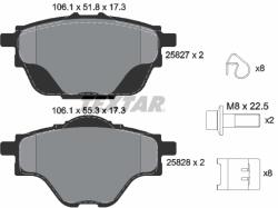 TEXTAR Set placute frana TEXTAR 2582701 (2582701)