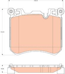TRW Set placute frana, frana disc TRW GDB1826 - fixbox