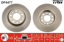 TRW Disc frana TRW DF4477 (DF4477) - fixbox