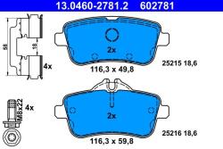 ATE Set placute frana ATE 13.0460-2781.2 (13.0460-2781.2) - fixbox