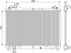 VALEO Radiator, racire motor VALEO 701243