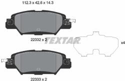 TEXTAR Set placute frana TEXTAR 2233201 (2233201)