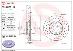 BREMBO Disc frana BREMBO 09.7628. 1X (09.7628.1X)
