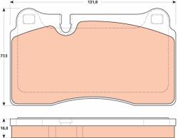 TRW Set placute frana, frana disc TRW GDB1912 - fixbox