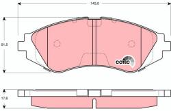 TRW Set placute frana TRW GDB3265 (GDB3265)