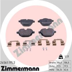 ZIMMERMANN Set placute frana ZIMMERMANN 24561.175. 2 (24561.175.2)