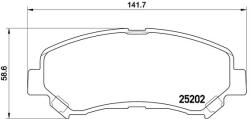 BREMBO Set placute frana BREMBO P 79 028 (P 79 028)