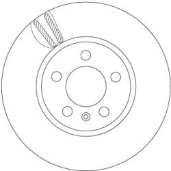 TRW Disc frana TRW DF6964 (DF6964) - fixbox