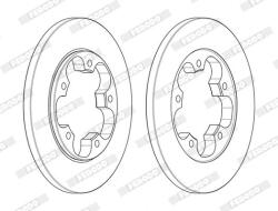 FERODO Disc frana FERODO DDF2484C (DDF2484C)