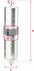 SOFIMA Filtru combustibil SOFIMA S 4857 B (S 4857 B) - fixbox