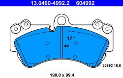 ATE Set placute frana ATE 13.0460-4992.2 (13.0460-4992.2)