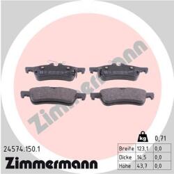 ZIMMERMANN Set placute frana ZIMMERMANN 24574.150. 1 (24574.150.1)