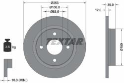 TEXTAR Disc frana TEXTAR 92292803 (92292803)