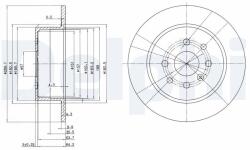 DELPHI Disc frana DELPHI BG3141 (BG3141) - fixbox