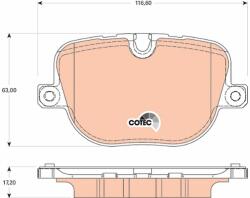TRW Set placute frana TRW GDB1824 (GDB1824)