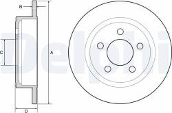 DELPHI Disc frana DELPHI BG4648 (BG4648) - fixbox