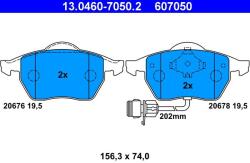 ATE Set placute frana ATE 13.0460-7050.2 (13.0460-7050.2)