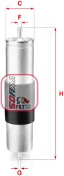SOFIMA Filtru combustibil SOFIMA S 1839 B (S 1839 B) - fixbox
