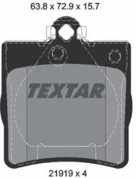 TEXTAR Set placute frana TEXTAR 2191903 (2191903)
