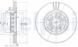 DELPHI Disc frana DELPHI BG3657 (BG3657) - fixbox