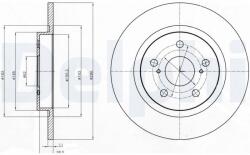 DELPHI Disc frana DELPHI BG4200C (BG4200C) - fixbox