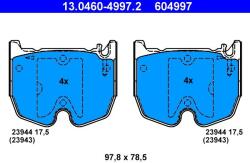 ATE Set placute frana ATE 13.0460-4997.2 (13.0460-4997.2)