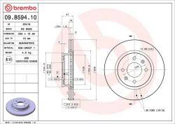 BREMBO Disc frana BREMBO 09. B594.10 - fixbox