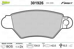 VALEO Set placute frana VALEO 301926 (301926)