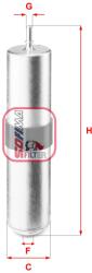 SOFIMA Filtru combustibil SOFIMA S 9261 B (S 9261 B) - fixbox