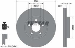 TEXTAR Disc frana TEXTAR 92291803 (92291803)
