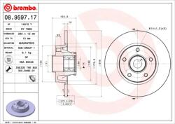 BREMBO Disc frana BREMBO 08.9597. 17 (08.9597.17)