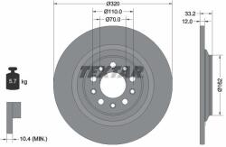 TEXTAR Disc frana TEXTAR 92304103 (92304103)