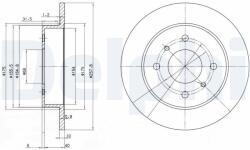 DELPHI Disc frana DELPHI BG2633 (BG2633) - fixbox