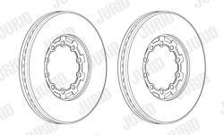 JURID Disc frana JURID 569198J - fixbox