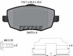 TEXTAR Set placute frana TEXTAR 2407302 (2407302) - fixbox