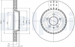 DELPHI Disc frana DELPHI BG9110C - fixbox